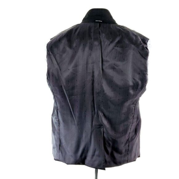 Joseph Feiss Wool 2 Button Suit Jacket 42R Gray Twill Blazer Tagged 46R Has Been - Picture 10 of 10